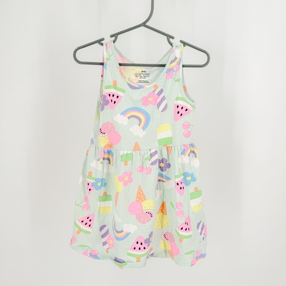 H&M Girls Ice Cream Patterned Dress - Picture 1 of 3